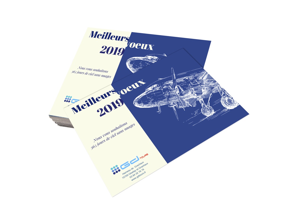 Cartes de vœux personnalisées à Besançon