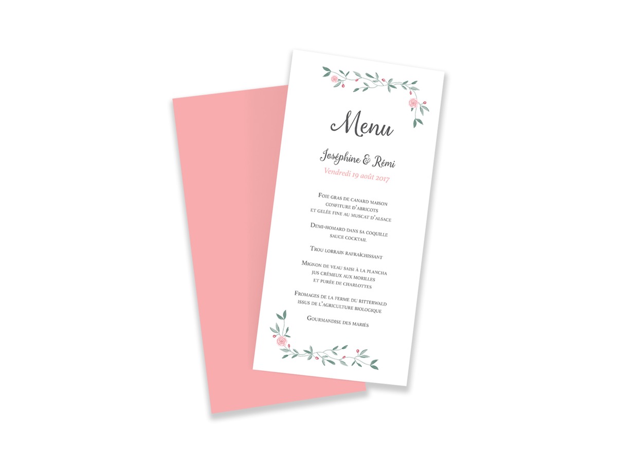 Menus de mariage personnalisés à Besançon