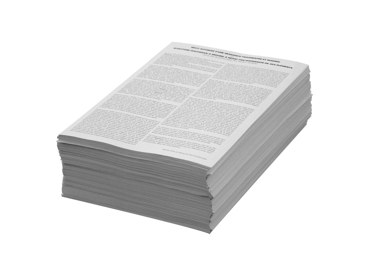Photocopies noir et blanc au comptoir à Besançon