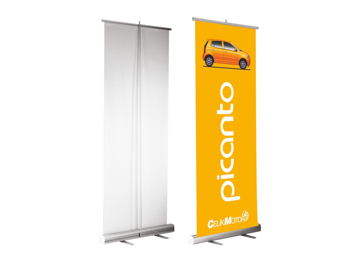 Roll-up tissu et PVC imprimés à Besançon